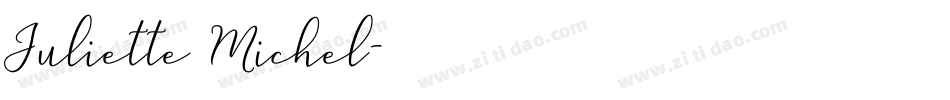 Juliette Michel字体转换